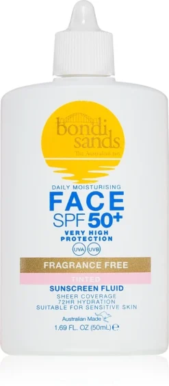 Bondi Sands SPF 50+ Fragrance Free Tinted Face Fluid