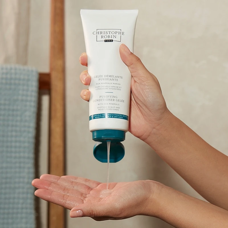 Christophe Robin Purifying Conditioner Geleé With Sea Minerals 4 Christophe Robin Purifying Conditioner Geleé With Sea Minerals – Image 4