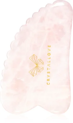Crystallove Rose Quartz 3D Gua Sha
