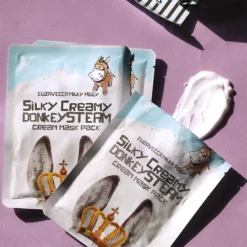 Elizavecca Milky Piggy Silky Creamy Donkey Steam Mask 7 Elizavecca Milky Piggy Silky Creamy Donkey Steam Mask -Nue Boutique elizavecca milky piggy silky creamy donkey steam mask ensemble de masque en tissu nutrition et hydratation 3