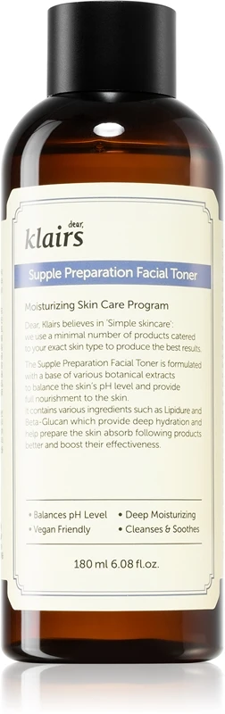 Klairs Supple Preparation Facial Toner 1 Klairs Supple Preparation Facial Toner