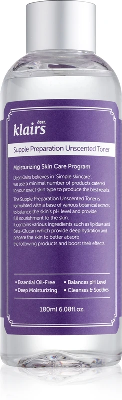 Klairs Supple Preparation Unscented Toner