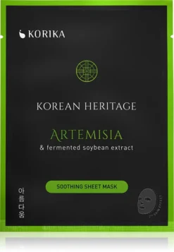 KORIKA Korean Heritage Set Of 5 Soothing Face Sheet Masks -Nue Boutique korika korean heritage set of 5 soothing face sheet masks coffret de masques pour le visage a prix reduit pour apaiser la peau 2