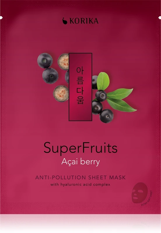 KORIKA SuperFruits Everyday Set Of 7 Face Sheet Masks 6 KORIKA SuperFruits Everyday Set Of 7 Face Sheet Masks – Image 6