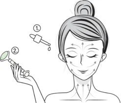 KORIKA Tools Face Roller Green Jade Stone 7 KORIKA Tools Face Roller Green Jade Stone -Nue Boutique korika tools face roller green jade stone rouleau de massage visage 3