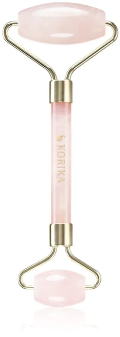 KORIKA Tools Face Roller & Gua Sha -Nue Boutique korika tools face roller gua sha rouleau de massage visage et accessoire de massage quartz pink 4
