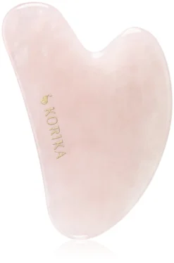 KORIKA Tools Face Roller & Gua Sha -Nue Boutique korika tools face roller gua sha rouleau de massage visage et accessoire de massage quartz pink 5