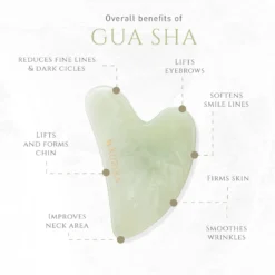 KORIKA Tools Gua Sha Green Jade Stone -Nue Boutique korika tools gua sha green jade stone accessoire de massage visage 2
