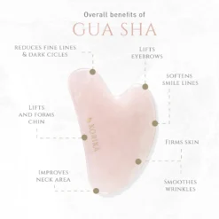 KORIKA Tools Gua Sha Rose Quartz Stone 5 KORIKA Tools Gua Sha Rose Quartz Stone -Nue Boutique korika tools gua sha rose quartz stone accessoire de massage visage 2