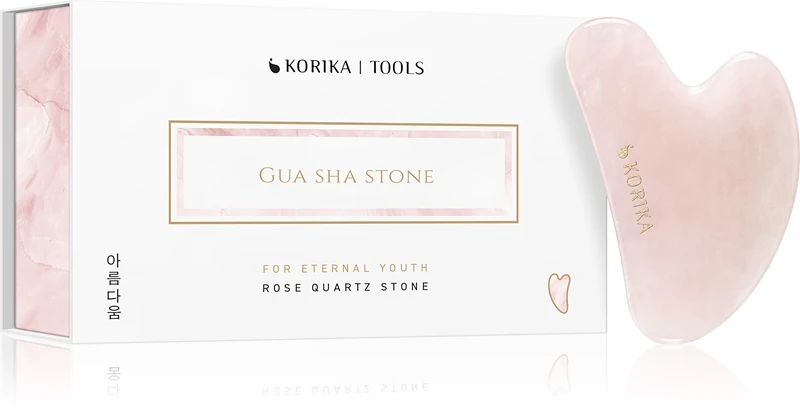 KORIKA Tools Gua Sha Rose Quartz Stone 1 KORIKA Tools Gua Sha Rose Quartz Stone