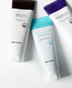 Mizon Snail Silky -Nue Boutique mizon snail silky mousse nettoyante en profondeur a lextrait de bave descargot 2