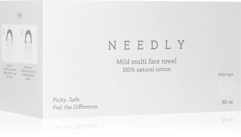 NEEDLY Mild Cleansing Multi Face Towel 1 NEEDLY Mild Cleansing Multi Face Towel