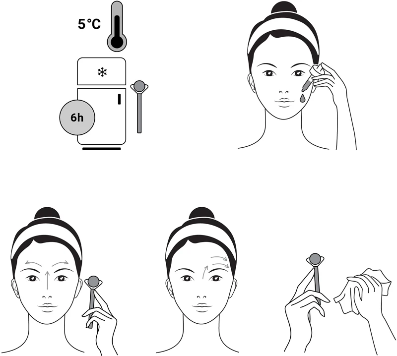 Notino Charm Collection Rose Quartz Massage Roller For Eyes 4 Notino Charm Collection Rose Quartz Massage Roller For Eyes – Image 4