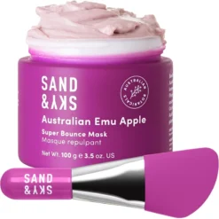Sand & Sky Australian Emu Apple Super Bounce Mask -Nue Boutique sand sky australian emu apple super bounce mask masque hydratant illuminateur visage 4
