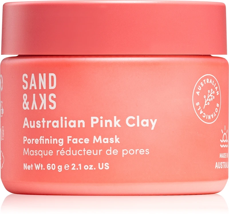 Sand & Sky Australian Pink Clay Porefining Face Mask 1 Sand & Sky Australian Pink Clay Porefining Face Mask