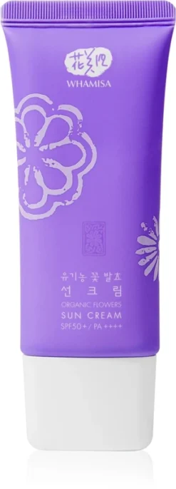 WHAMISA Organic Flowers Sun Cream